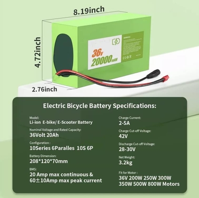 Hoverboard Vehicle Lithium Battery 36V 8Ah Electric Scooter Lithium Ion Battery