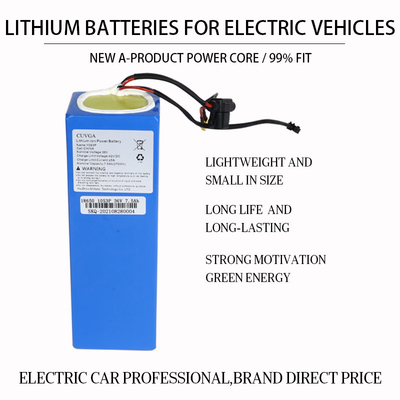 42V 15A Portable Battery Electric Scooter 13.5kg Small Size Rechargeable Battery