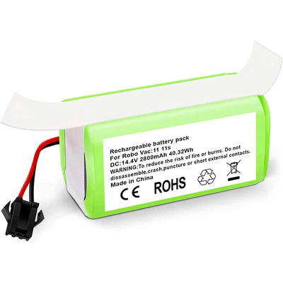 RoboVac Vacuum Cleaner Lithium Battery 11S 15C 15T 14.4V 2800mAh Li Ion Battery