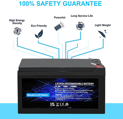 LFP Lithium Phosphate Rechargeable Battery IP67 12.8V 100Ah LiFePO4 Battery