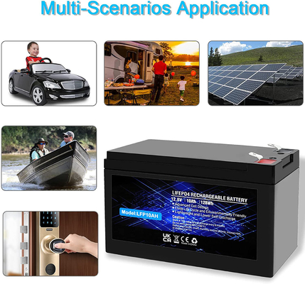 LFP Lithium Phosphate Rechargeable Battery IP67 12.8V 100Ah LiFePO4 Battery