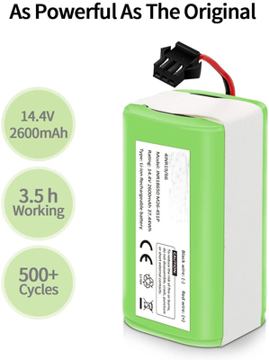 Ecovacs Deebot 2600mAh Lithium Ion Battery 14.4V Rechargeable Battery N79S