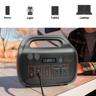 Outdoor Emergency 1000W Portable Solar Generator Power Station 40000mAh