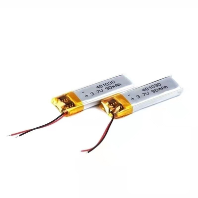 1S1P Lithium Polymer Battery 90mAh 3.7v Rectangular Lithium Ion Battery