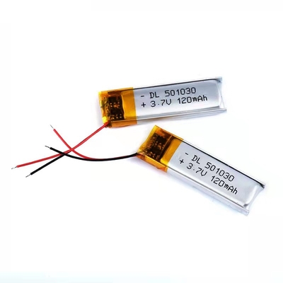120mAh Lithium Polymer Battery 0.12A Bluetooth Headset Rechargeable Battery 1S1P
