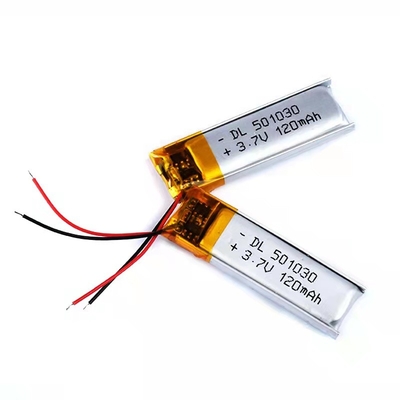 120mAh Lithium Polymer Battery 0.12A Bluetooth Headset Rechargeable Battery 1S1P