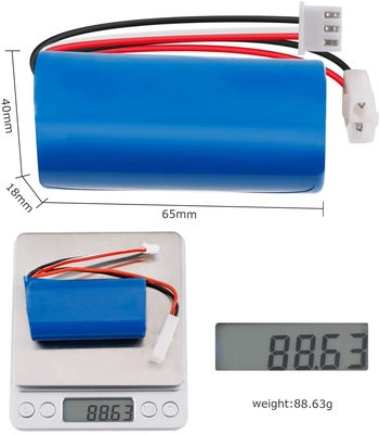 Rechargeable 1300mah Li Ion Battery NCM 7.4V Lithium Ion Battery Pack UN