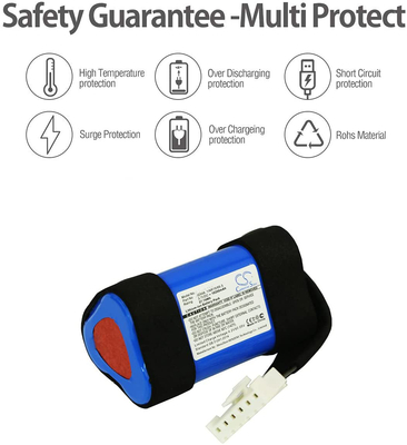 37.0Wh 10200mAh 3C Lithium Battery Replacement 4J 4BLK Jblcharge4bluam